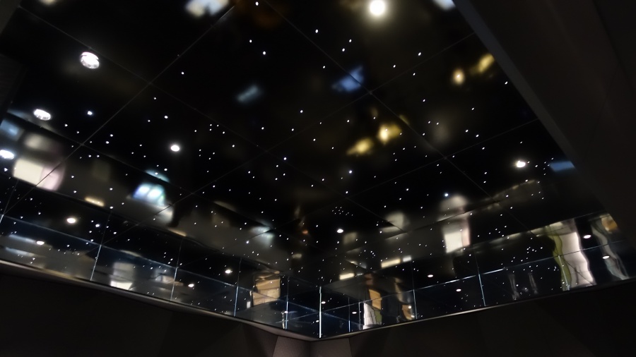 墨田北齋美術館常設展空間的天花板