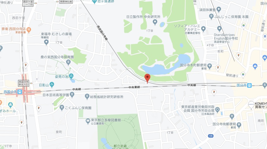 國分寺三角地帶地圖